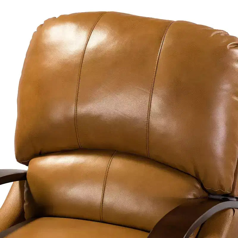 Alexandra Genuine Leather Manual Recliner| ART OF LIVING DESIGNS