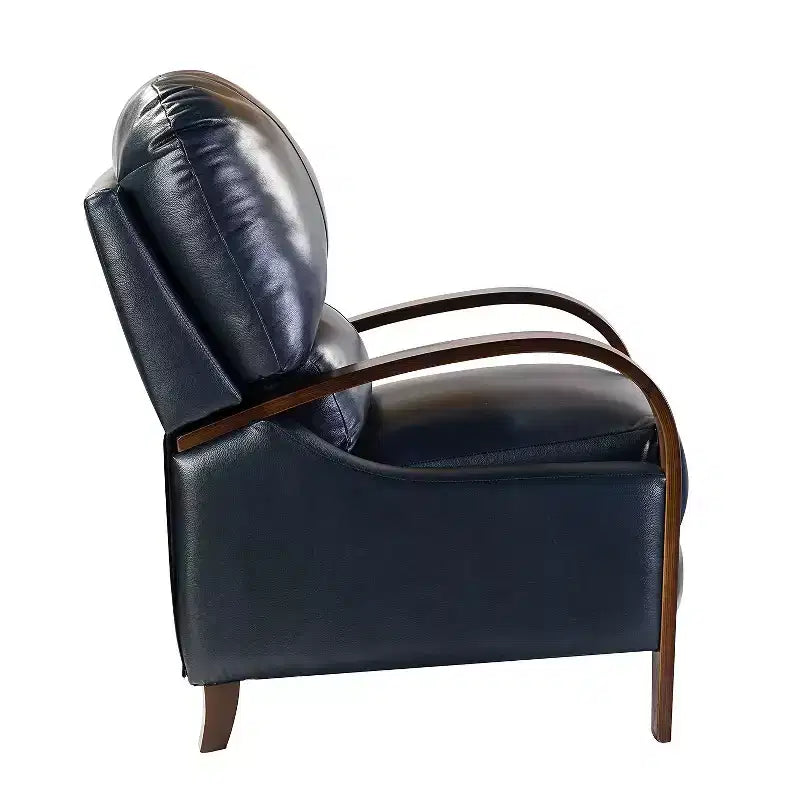 Alexandra Genuine Leather Manual Recliner| ART OF LIVING DESIGNS