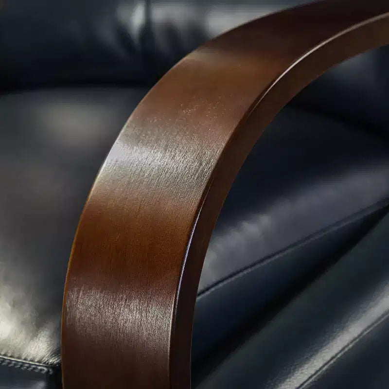 Alexandra Genuine Leather Manual Recliner| ART OF LIVING DESIGNS