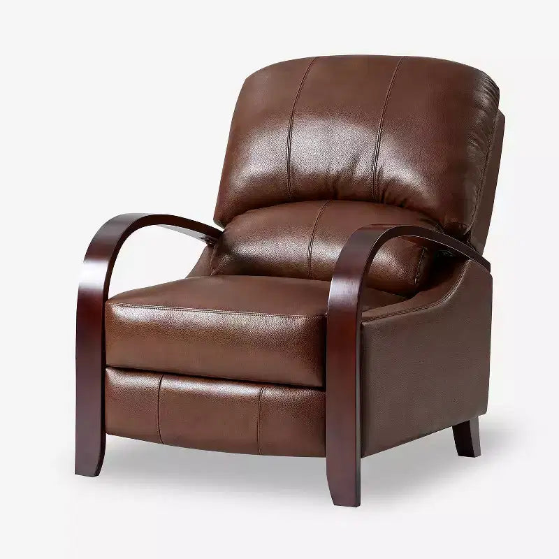 Alexandra Genuine Leather Manual Recliner| ART OF LIVING DESIGNS