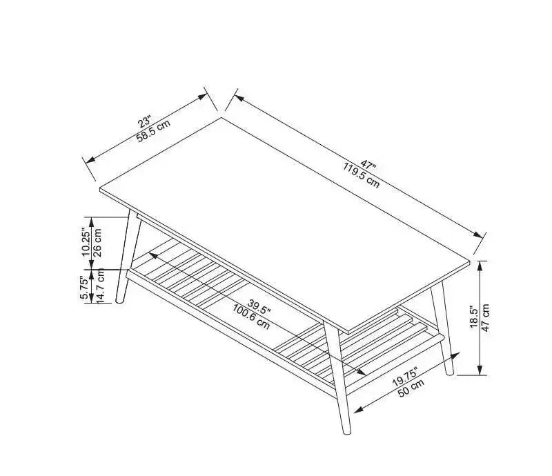 Charlotte Coffee Table - Linon